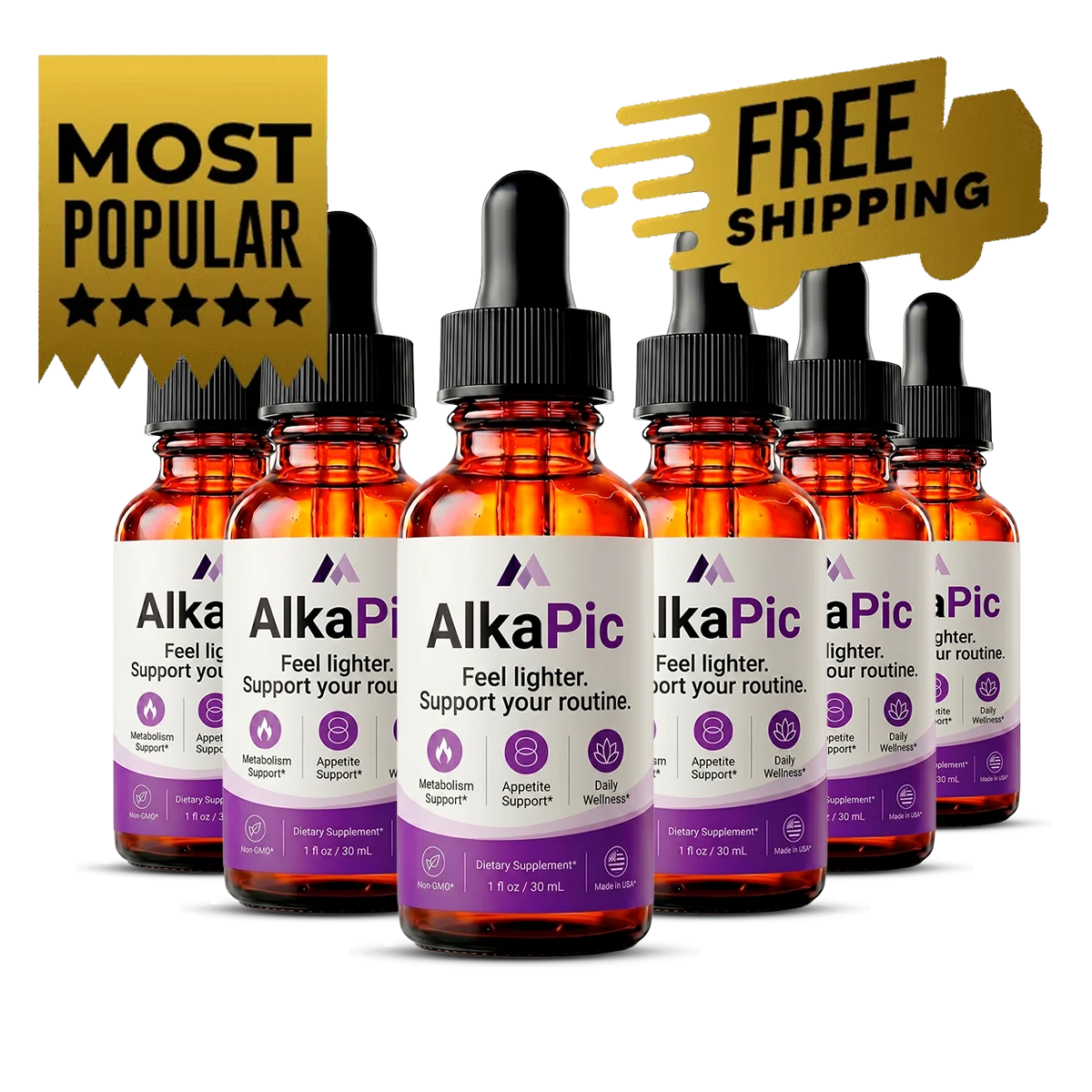 AlkaPic 6 bottles